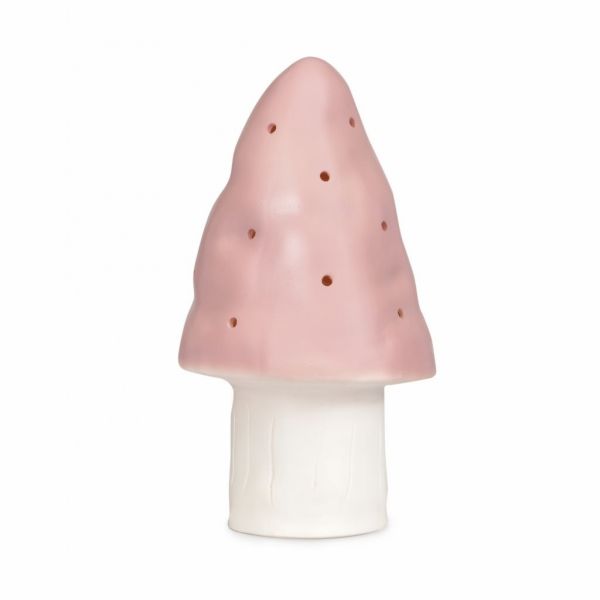Lampe champignon petit modèle vintage pink