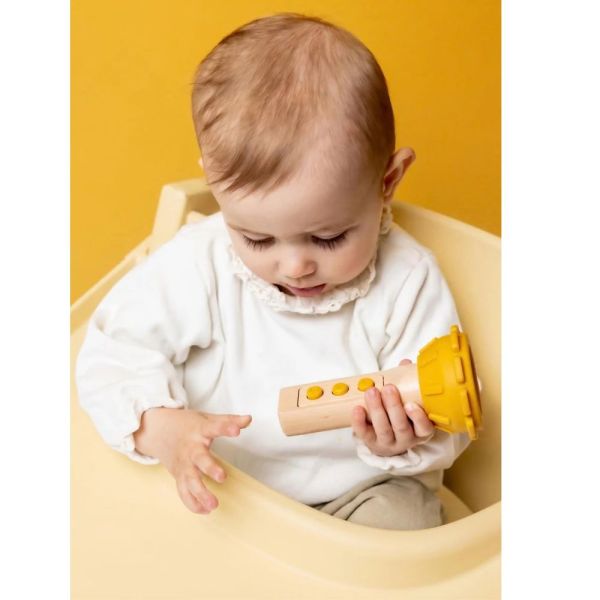 Lampe de jeu en bois et silicone Mr. Lion