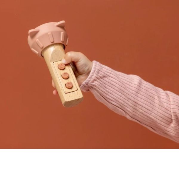 Lampe de jeu en bois et silicone Mrs. Cat