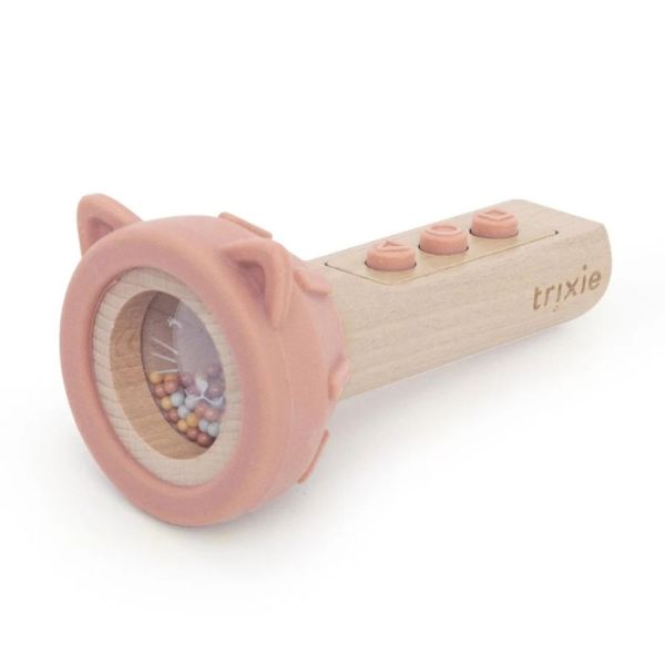Lampe de jeu en bois et silicone Mrs. Cat