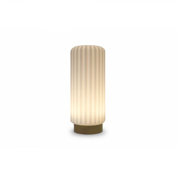 Lampe Dentelles tactile 30cm - Argile