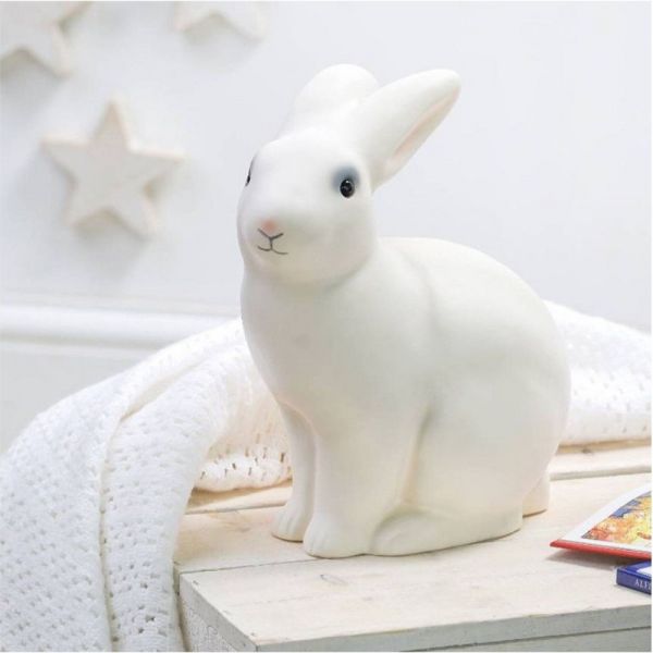 Lampe lapin blanc