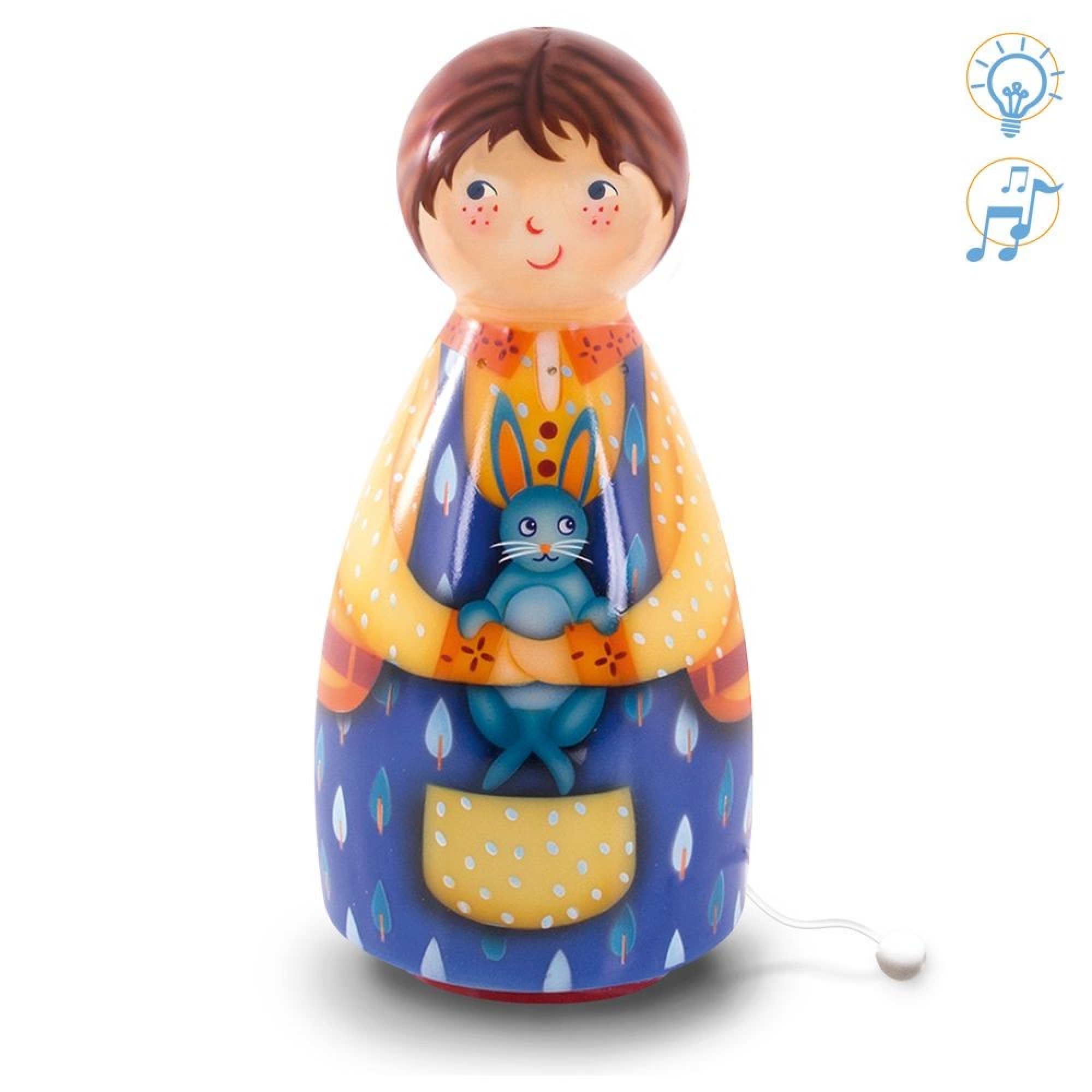 L Oiseau Bateau Lampe Musicale Garcon Lapin Made In Bebe