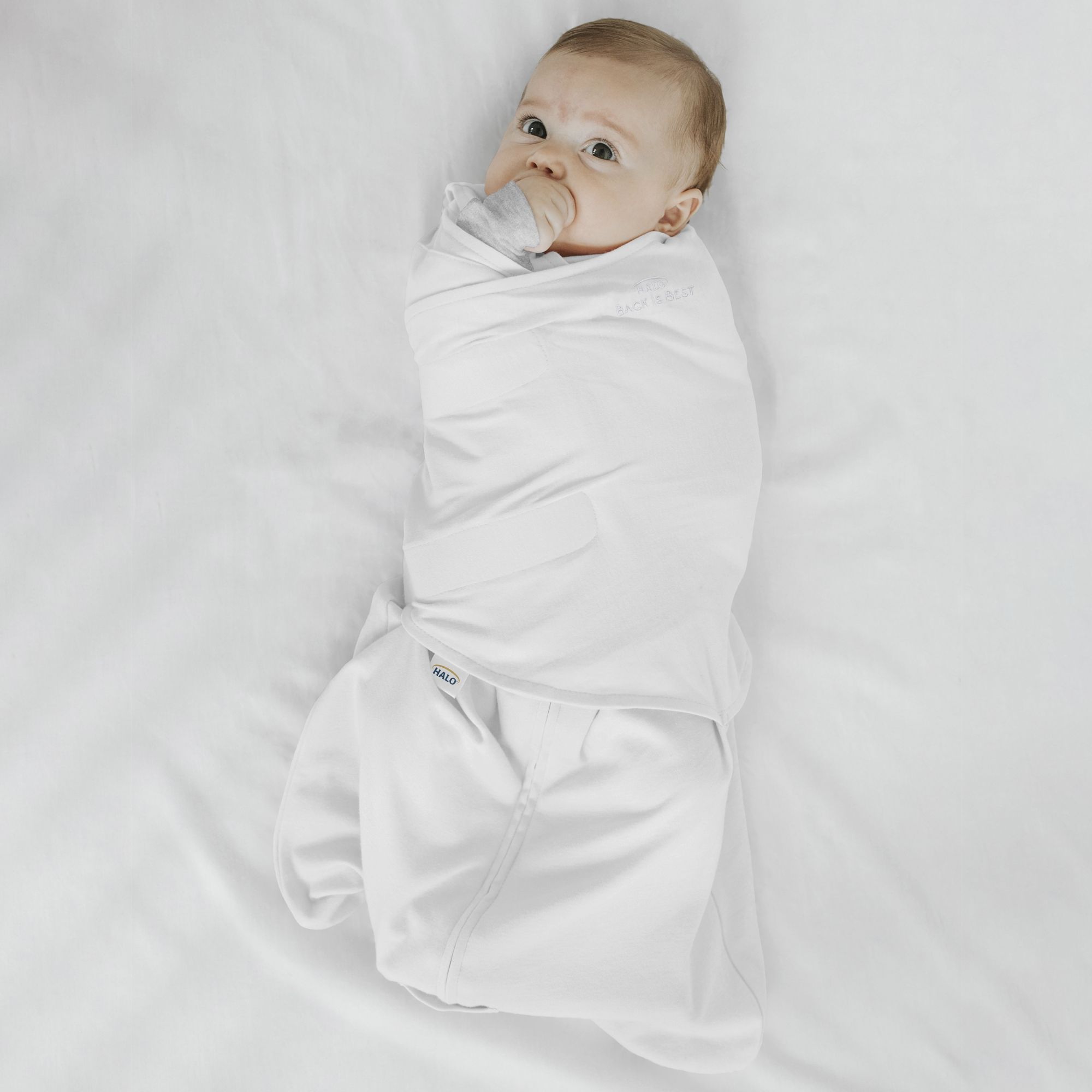 Gigoteuse d'emmaillotage été SleepSack 3-6 mois Blanc - Made in Bébé