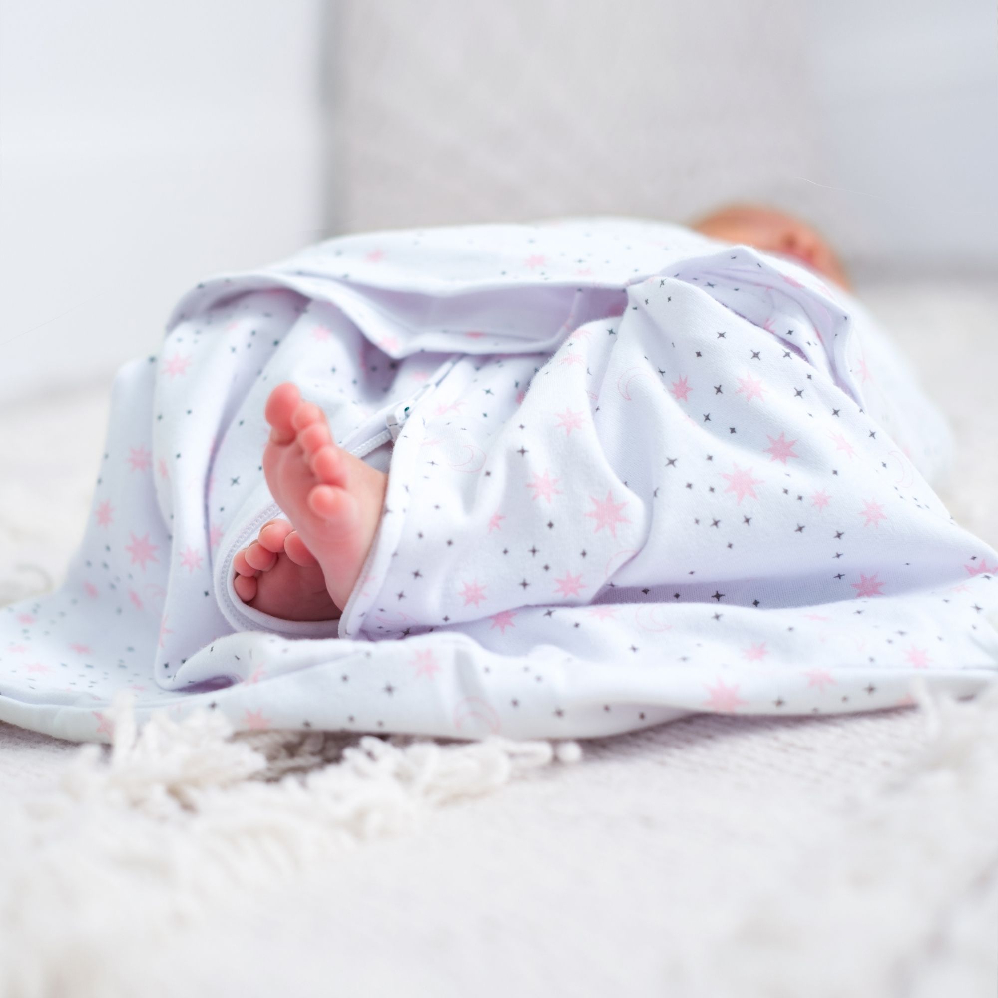 Gigoteuse Bébé 0-6 Mois Tog 1 - 100% Coton - 3 Positions Bras - Fermeture éclair Double Sens - Emmaillotage