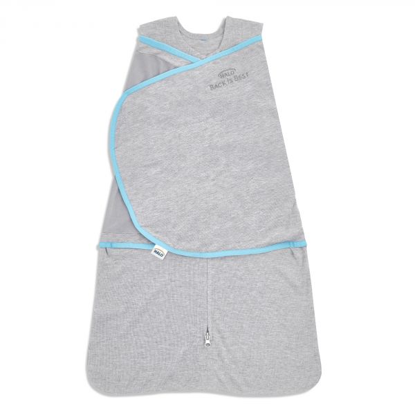 Gigoteuse d'emmaillotage été SleepSack Ideal Temp 0-3 mois Heather Grey