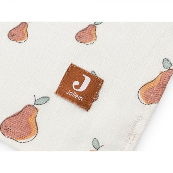 Lot de 3 langes coton hydrophile 70x70 cm Pear