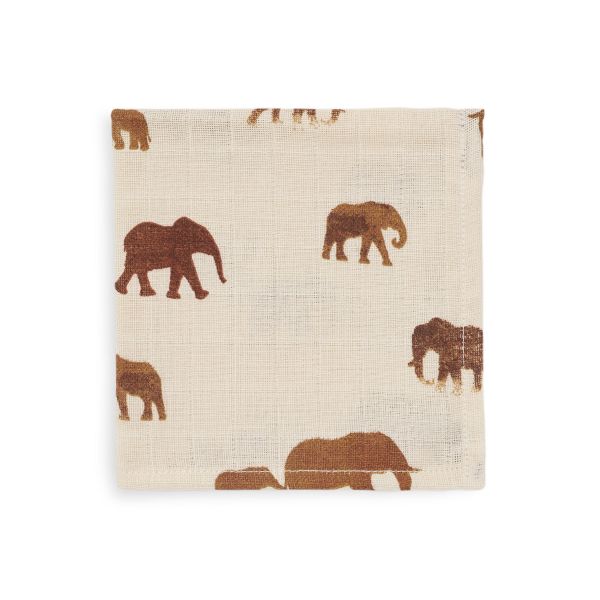 Lot de 3 langes coton hydrophile 70x70 cm Savannah
