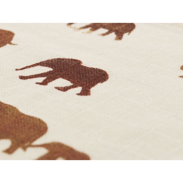 Lot de 3 langes coton hydrophile 70x70 cm Savannah