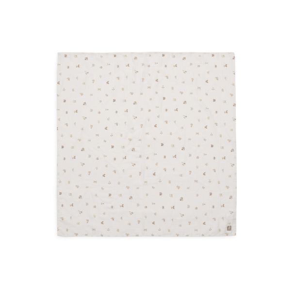 Lot de 2 langes gaze de coton 115 x 115 cm Animal Friends