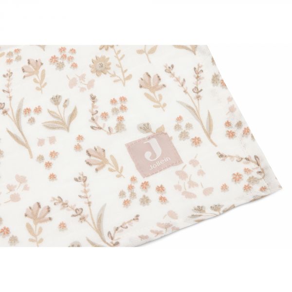 Lot de 2 langes gaze de coton 115 x 115 cm Bloomy