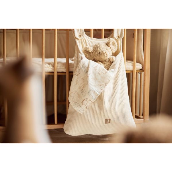 Lot de 2 langes gaze de coton 115 x 115 cm Elephant Tales