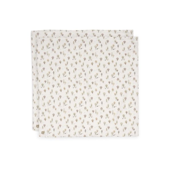 Lot de 2 langes gaze de coton 115 x 115 cm Tiny Park