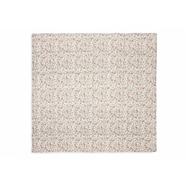 Lot de 2 langes gaze de coton 115 x 115 cm Retro Flowers