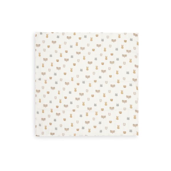 Lot de 3 langes gaze de coton 70 x 70 cm Jollies