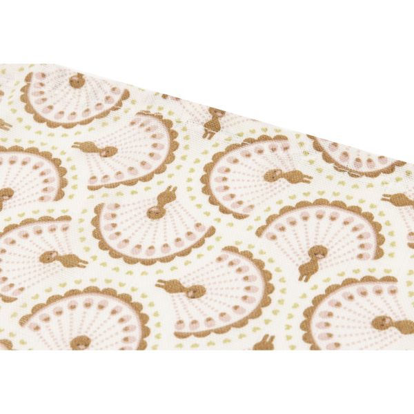 Lot de 3 langes gaze de coton 70 x 70 cm Soft Plumes