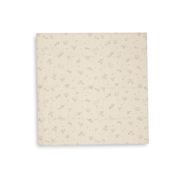 Lot de 3 langes gaze de coton 70 x 70 cm Woolly