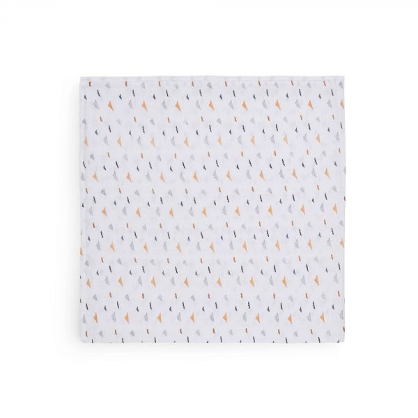 Lot de 2 langes coton hydrophile 115x115 cm Polar