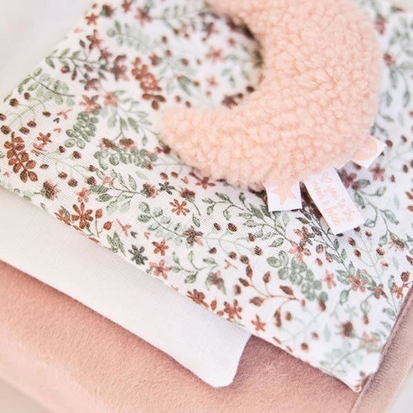 Lot de 3 langes coton hydrophile 70x70 cm Bloom