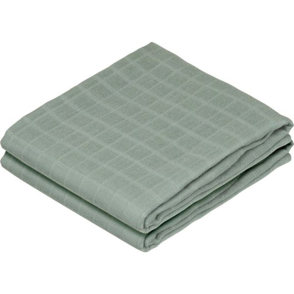 Lots de 2 langes en mousseline - Ivy Green