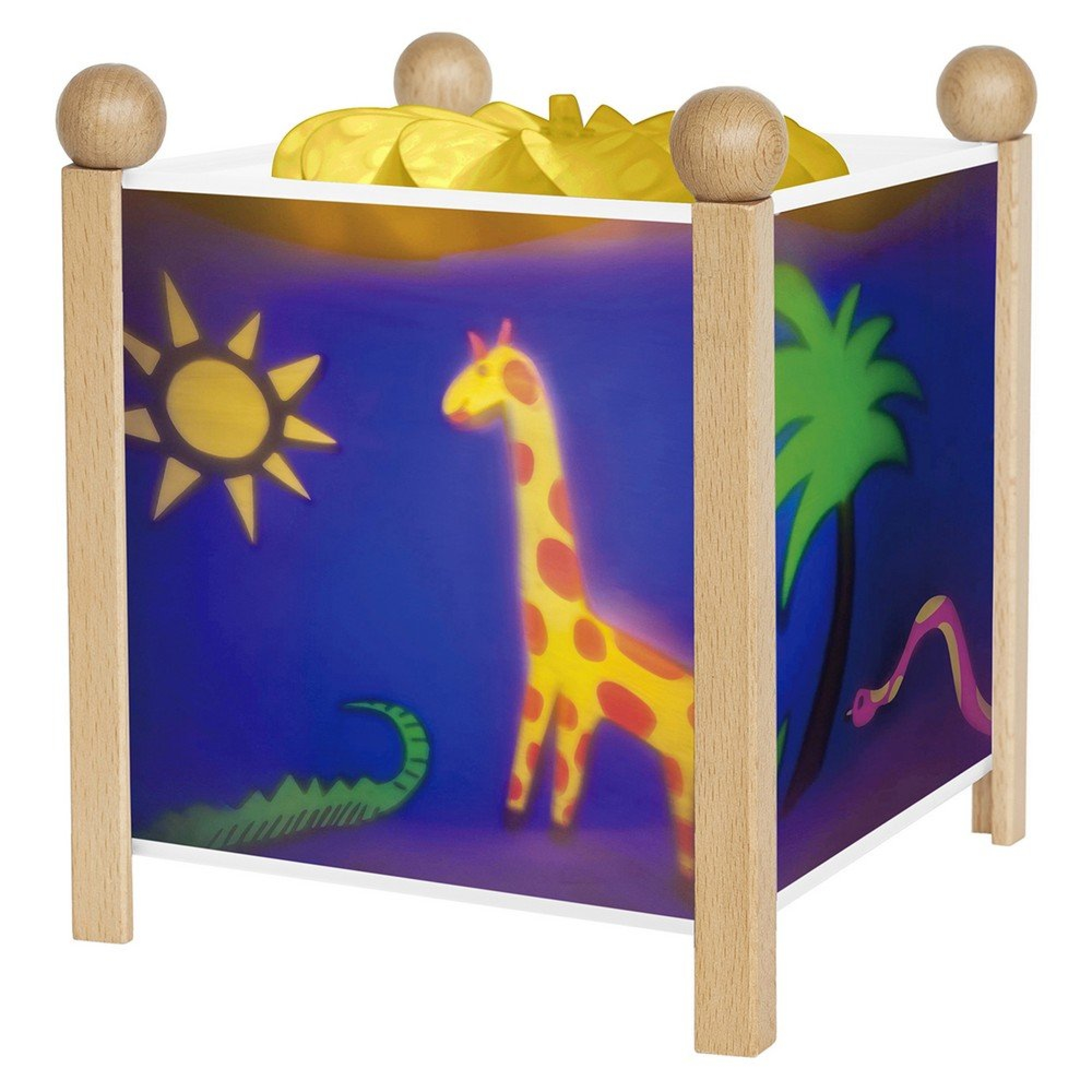 Luminaire enfant GENERIQUE Lanterne Magique Jungle - Naturel 12V