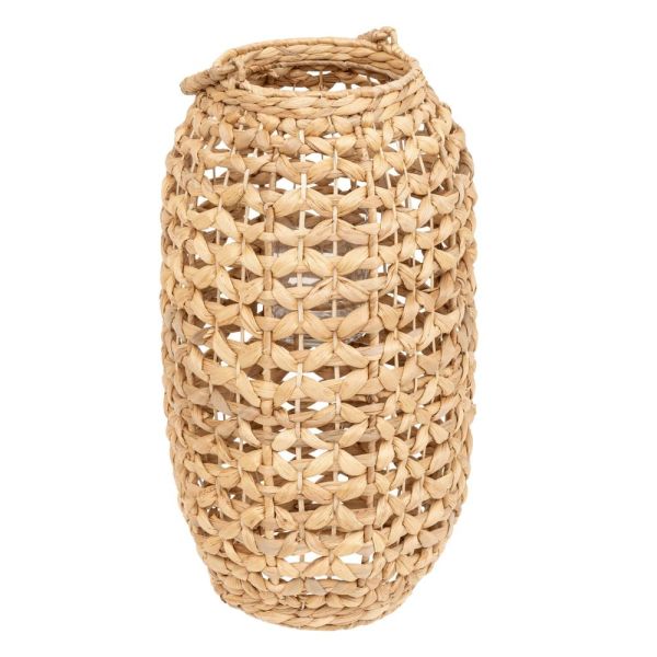Lanterne Sand H47 cm jacinthe