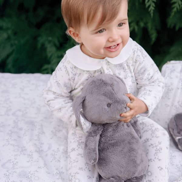 Peluche Augustin le lapin Rêve étoilé Gris 25 cm