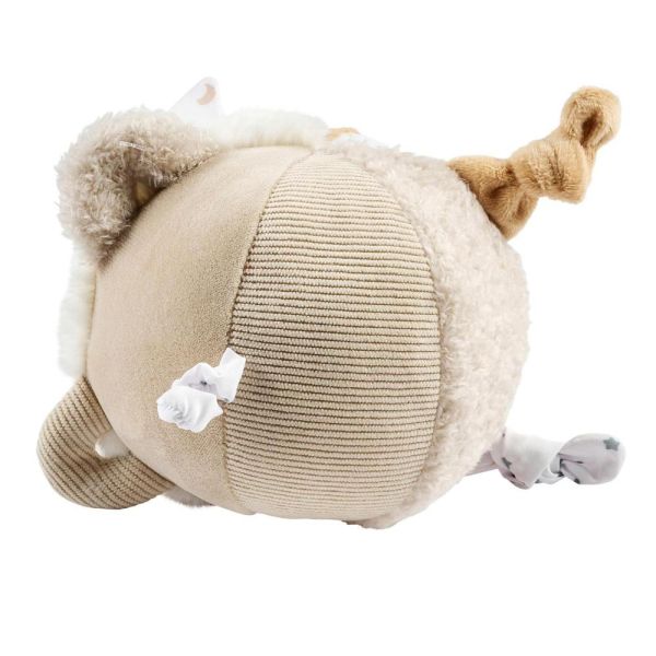 Balle d'éveil velours Beige sable Lapidou