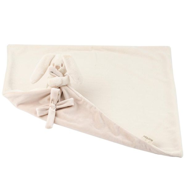 Couverture bébé avec doudou Sable Lapidou