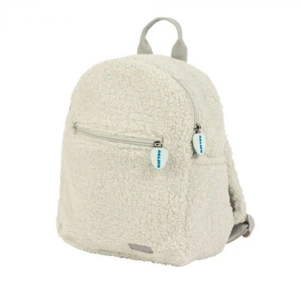 Sac à dos bouclette Teddy écru