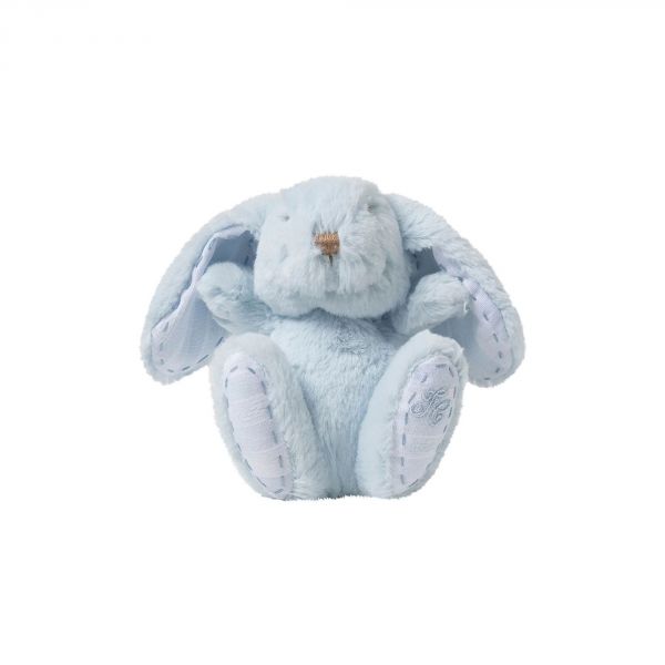 Peluche Augustin le lapin 12 cm Bleu ciel