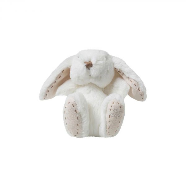 Peluche Augustin le lapin 12 cm Écru