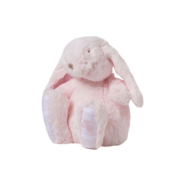 Peluche Augustin le lapin 25 cm rose pâle