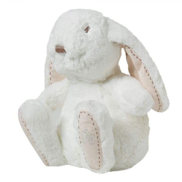 Peluche Augustin le lapin 25 cm écru