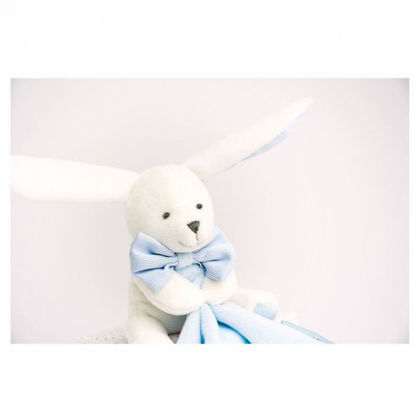 Doudou mouchoir boîte fleur Lapin Ciel