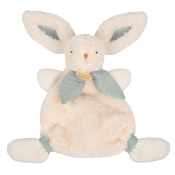 Doudou lapin Bonbon 25 cm Bleu gris