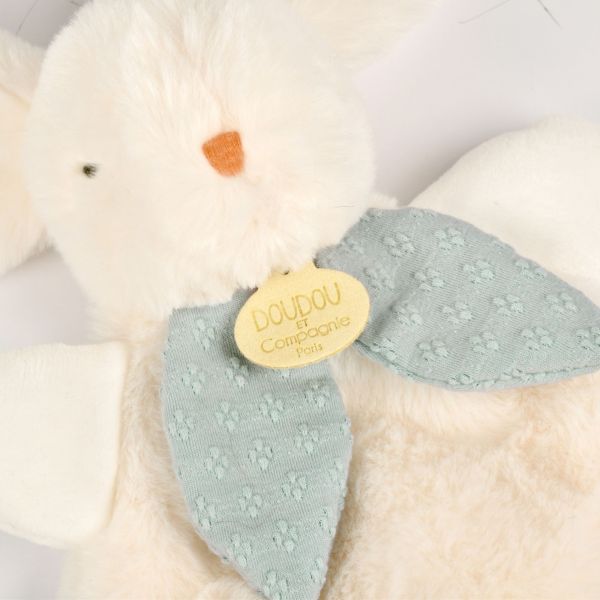 Doudou lapin Bonbon 25 cm Bleu gris