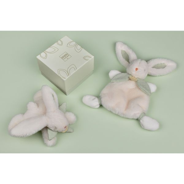 Doudou lapin Bonbon 25 cm Sauge