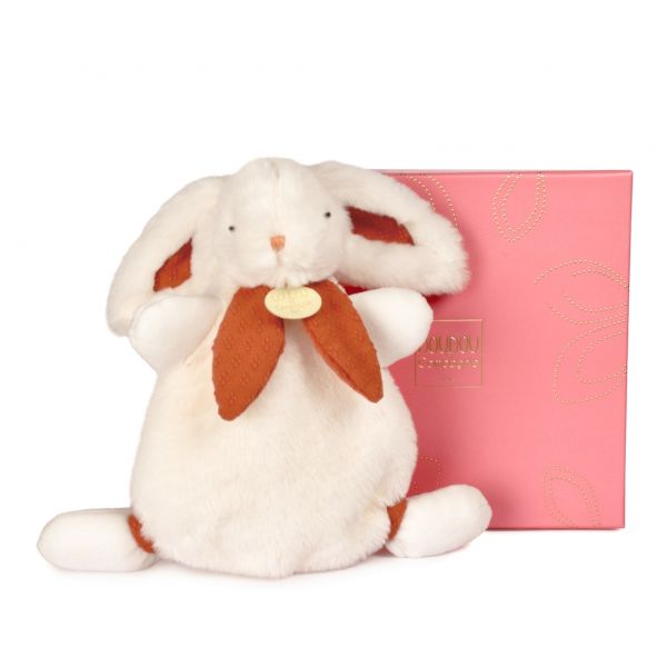Doudou lapin Bonbon 25 cm Terracotta