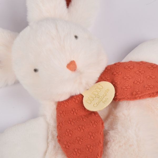 Doudou lapin Bonbon 25 cm Terracotta