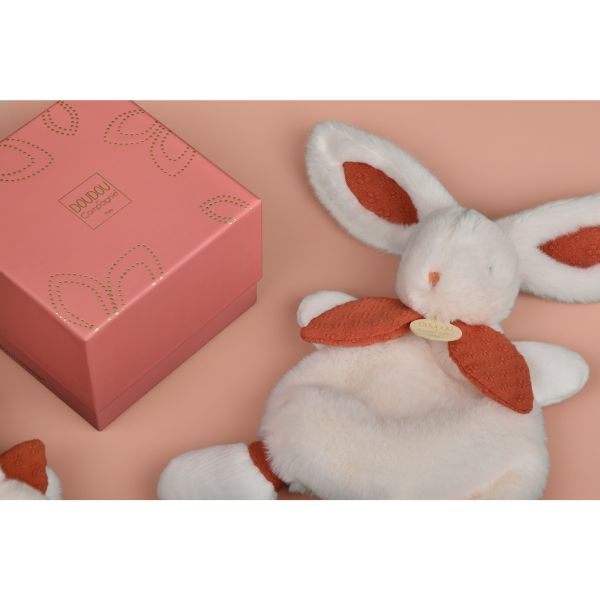 Doudou lapin Bonbon 25 cm Terracotta