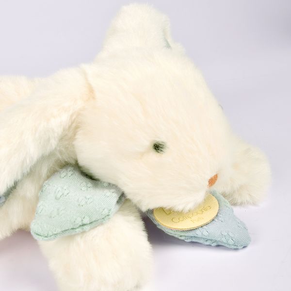 Doudou pantin lapin Bonbon 20 cm Bleu gris