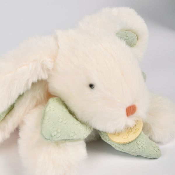 Doudou pantin lapin Bonbon 20 cm Sauge