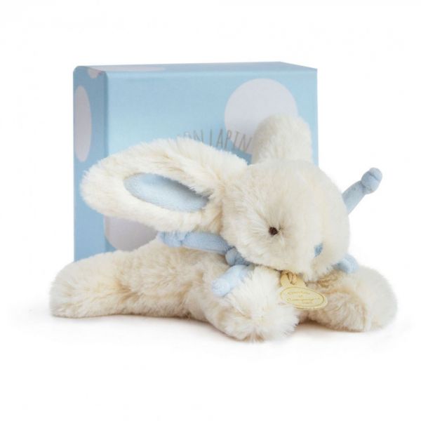 Peluche Lapin Bonbon 16 cm Bleu