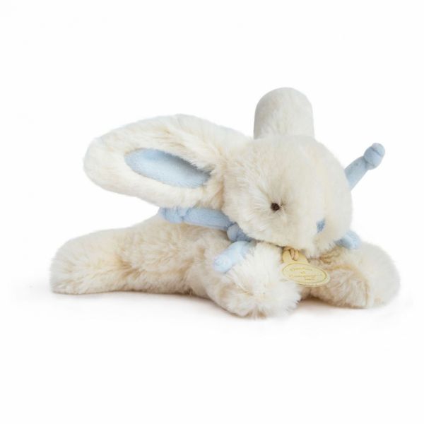 Peluche Lapin Bonbon 16 cm Bleu