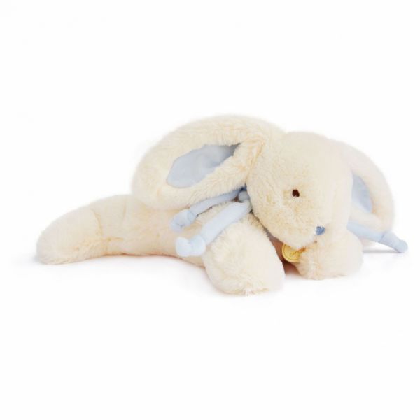 Grand doudou Lapin Bonbon bleu