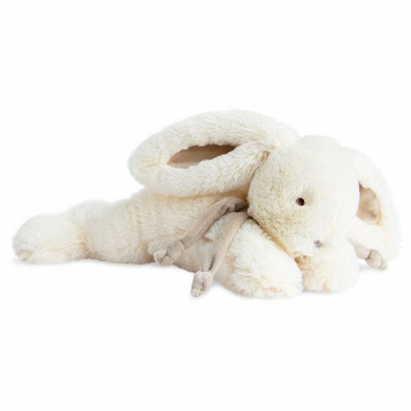 Grand doudou Lapin Bonbon taupe