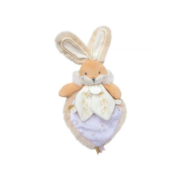 Doudou Lapin de sucre blanc