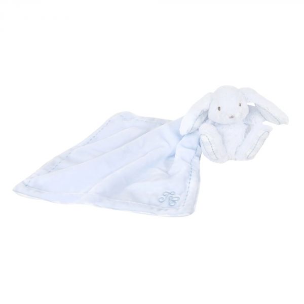 Doudou Augustin le lapin bleu ciel