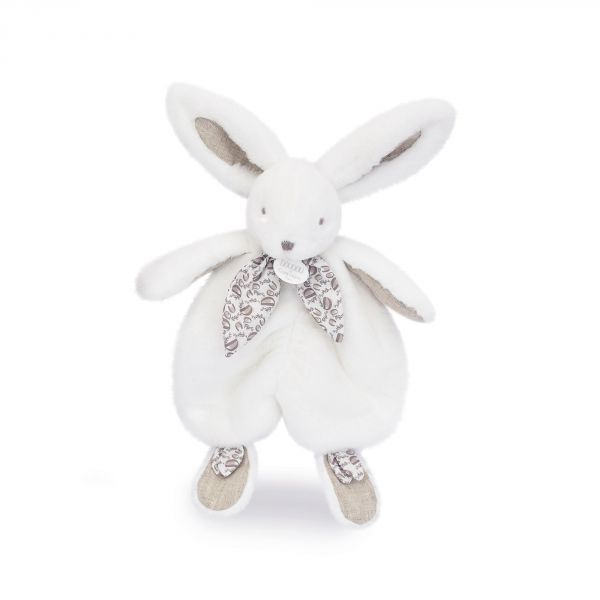 Doudou lapin blanc Lapin DOUDOU 29 cm